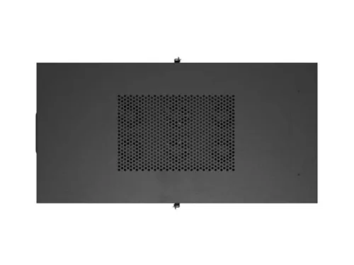 Lanberg FF01-6242-12BL 19" 42U SZÉL:600mm MÉLY:1200mm MAG:2018 mm lapraszerelt LCD üvegajtós fekete szerver szekrény
