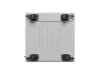 Lanberg FF01-6615-12SL 19" 15U SZÉL:600mm MÉLY:600mm MAG:922mm lapraszerelt LCD üvegajtós szürke álló rack szekrény