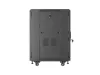 Lanberg FF01-6615-23B 19" 15U SZÉL:600mm MÉLY:600mm MAG:842mm lapraszerelt hálós fémajtós fekete álló rack szekrény