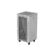 Lanberg F01-6622-12SL 19" 22U SZÉL:600mm MÉLY:600mm MAG:1131mm lapraszerelt LCD üvegajtós szürke álló rack szekrény