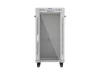 Lanberg F01-6622-12SL 19" 22U SZÉL:600mm MÉLY:600mm MAG:1131mm lapraszerelt LCD üvegajtós szürke álló rack szekrény