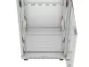 Lanberg F01-6622-12SL 19" 22U SZÉL:600mm MÉLY:600mm MAG:1131mm lapraszerelt LCD üvegajtós szürke álló rack szekrény