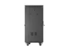 Lanberg FF01-6624-23BL 19" 24U SZÉL:600mm MÉLY:800mm MAG:1320mm lapraszerelt LCD hálós fémajtós fekete álló rack szekrény