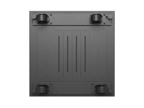 Lanberg FF01-6627-23BL 19" 27U SZÉL:600mm MÉLY:600mm MAG:1461mm lapraszerelt LCD hálós fémajtós fekete álló rack szekrény