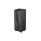 Lanberg FF01-6632-12B 19" 32U SZÉL:600mm MÉLY:600mm MAG:1603mm lapraszerelt üvegajtós fekete álló rack szekrény
