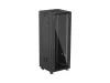 Lanberg FF01-6632-12B 19" 32U SZÉL:600mm MÉLY:600mm MAG:1603mm lapraszerelt üvegajtós fekete álló rack szekrény