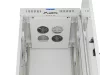 Lanberg FF01-6632-12SL 19" 32U SZÉL:600mm MÉLY:600mm MAG:1677mm lapraszerelt LCD üvegajtós szürke álló rack szekrény