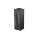 Lanberg FF01-6637-12B 19" 37U SZÉL:600mm MÉLY:600mm MAG:1826mm lapraszerelt üvegajtós fekete álló rack szekrény