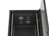 Lanberg FF01-6637-12B 19" 37U SZÉL:600mm MÉLY:600mm MAG:1826mm lapraszerelt üvegajtós fekete álló rack szekrény