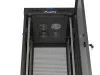 Lanberg FF01-6637-23BL 19" 37U SZÉL:600mm MÉLY:600mm MAG:1898mm lapraszerelt LCD hálós fémajtós fekete álló rack szekrény
