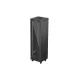 Lanberg FF01-6642-12BL 19" 42U SZÉL:600mm MÉLY:600mm MAG:2097mm lapraszerelt LCD üvegajtós fekete álló rack szekrény
