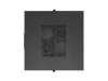 Lanberg FF01-6642-12BL 19" 42U SZÉL:600mm MÉLY:600mm MAG:2097mm lapraszerelt LCD üvegajtós fekete álló rack szekrény