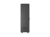Lanberg FF01-6642-12B 19" 42U SZÉL:600mm MÉLY:600mm MAG:2047mm lapraszerelt üvegajtós fekete álló rack szekrény