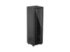 Lanberg FF01-6642-12B 19" 42U SZÉL:600mm MÉLY:600mm MAG:2047mm lapraszerelt üvegajtós fekete álló rack szekrény
