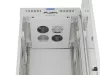 Lanberg FF01-6642-12SL 19" 42U SZÉL:600mm MÉLY:600mm MAG:2121mm lapraszerelt LCD üvegajtós szürke álló rack szekrény