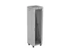 Lanberg FF01-6642-12SL 19" 42U SZÉL:600mm MÉLY:600mm MAG:2121mm lapraszerelt LCD üvegajtós szürke álló rack szekrény