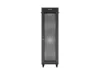 Lanberg FF01-6642-23BL 19" 42U SZÉL:600mm MÉLY:600mm MAG:2127mm lapraszerelt LCD hálós fémajtós fekete álló rack szekrény