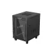 Lanberg FF01-6815-12BL 19" 15U SZÉL:600mm MÉLY:800mm MAG:898mm lapraszerelt LCD üvegajtós fekete álló rack szekrény