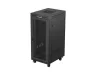Lanberg FF01-6827-23BL 19" 27U SZÉL:600mm MÉLY:800mm MAG:1461mm lapraszerelt LCD hálós fémajtós fekete álló rack szekrény