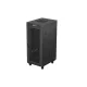 Lanberg FF01-6827-23BL 19" 27U SZÉL:600mm MÉLY:800mm MAG:1461mm lapraszerelt LCD hálós fémajtós fekete álló rack szekrény