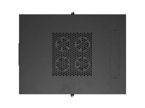 Lanberg FF01-6827-23BL 19" 27U SZÉL:600mm MÉLY:800mm MAG:1461mm lapraszerelt LCD hálós fémajtós fekete álló rack szekrény