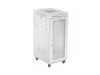 Lanberg FF01-6827-23SL 19" 27U SZÉL:600mm MÉLY:800mm MAG:1461mm lapraszerelt LCD hálós fémajtós szürke álló rack szekrény