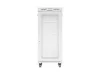 Lanberg FF01-6827-23SL 19" 27U SZÉL:600mm MÉLY:800mm MAG:1461mm lapraszerelt LCD hálós fémajtós szürke álló rack szekrény