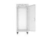 Lanberg FF01-6827-23SL 19" 27U SZÉL:600mm MÉLY:800mm MAG:1461mm lapraszerelt LCD hálós fémajtós szürke álló rack szekrény