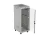Lanberg FF01-6832-12SL 19" 32U SZÉL:600mm MÉLY:800mm MAG:1677mm lapraszerelt LCD üvegajtós szürke álló rack szekrény