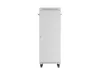 Lanberg FF01-6832-12SL 19" 32U SZÉL:600mm MÉLY:800mm MAG:1677mm lapraszerelt LCD üvegajtós szürke álló rack szekrény