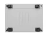 Lanberg FF01-6832-12SL 19" 32U SZÉL:600mm MÉLY:800mm MAG:1677mm lapraszerelt LCD üvegajtós szürke álló rack szekrény