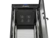 Lanberg FF01-6832-23BL 19" 32U SZÉL:600mm MÉLY:800mm MAG:1676mm lapraszerelt LCD hálós fémajtós fekete álló rack szekrény