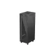 Lanberg FF01-6837-12BL 19" 37U SZÉL:600mm MÉLY:800mm MAG:1900mm lapraszerelt LCD üvegajtós fekete álló rack szekrény