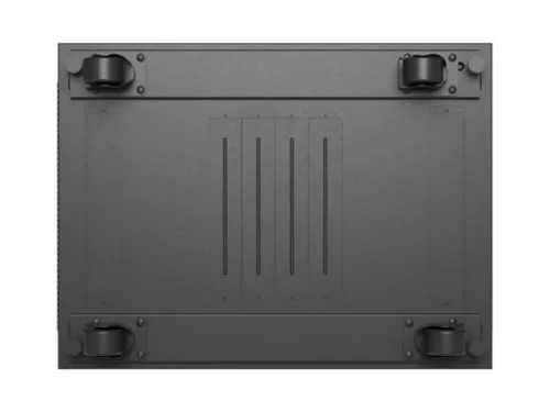Lanberg FF01-6837-23BL 19" 37U SZÉL:600mm MÉLY:800mm MAG:1900mm lapraszerelt LCD hálós fémajtós fekete álló rack szekrény