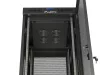 Lanberg FF01-6837-23BL 19" 37U SZÉL:600mm MÉLY:800mm MAG:1900mm lapraszerelt LCD hálós fémajtós fekete álló rack szekrény