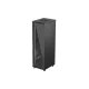 Lanberg FF01-6842-12B 19" 42U SZÉL:600mm MÉLY:800mm MAG:2047mm lapraszerelt üvegajtós fekete álló rack szekrény
