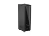 Lanberg FF01-6842-12B 19" 42U SZÉL:600mm MÉLY:800mm MAG:2047mm lapraszerelt üvegajtós fekete álló rack szekrény