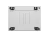 Lanberg FF01-6842-12SL 19" 42U SZÉL:600mm MÉLY:800mm MAG:2121mm lapraszerelt LCD üvegajtós szürke álló rack szekrény