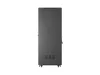 Lanberg FF01-6842-23B 19" 42U SZÉL:600mm MÉLY:800mm MAG:2047mm lapraszerelt hálós fémajtós fekete álló rack szekrény