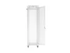 Lanberg FF01-6842-23SL 19" 42U SZÉL:600mm MÉLY:800mm MAG:2121mm lapraszerelt LCD hálós fémajtós szürke álló rack szekrény