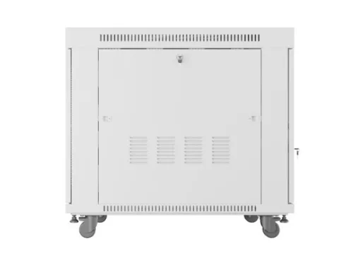 Lanberg FF01-8015-23SL 19" 15U SZÉL:800mm MÉLY:1000mm MAG:928mm lapraszerelt LCD hálós fémajtós szürke szerver szekrény