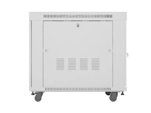 Lanberg FF01-8015-23SL 19" 15U SZÉL:800mm MÉLY:1000mm MAG:928mm lapraszerelt LCD hálós fémajtós szürke szerver szekrény