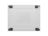 Lanberg FF01-8027-23SL 19" 27U SZÉL:800mm MÉLY:1000mm MAG:1461mm lapraszerelt LCD hálós fémajtós szürke szerver szekrény