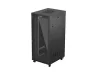 Lanberg FF01-8037-12BL 19" 37U SZÉL:800mm MÉLY:1000mm MAG:1906mm lapraszerelt LCD üvegajtós fekete szerver szekrény
