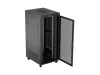 Lanberg FF01-8037-23BL 19" 37U SZÉL:800mm MÉLY:1000mm MAG:1906mm lapraszerelt LCD hálós fémajtós fekete szerver szekrény