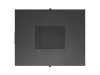 Lanberg FF01-8042-12BL 19" 42U SZÉL:800mm MÉLY:1000mm MAG:2127mm lapraszerelt LCD üvegajtós fekete szerver szekrény