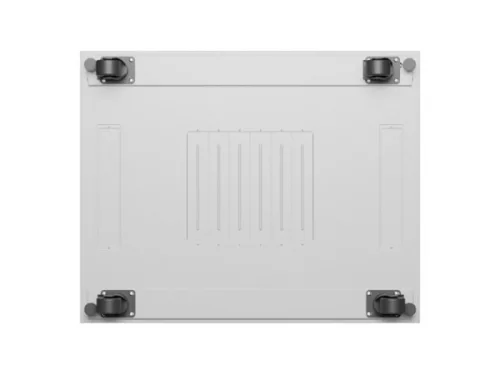 Lanberg FF01-8042-12SL 19" 42U SZÉL:800mm MÉLY:1000mm MAG:2121mm lapraszerelt LCD üvegajtós szürke szerver szekrény