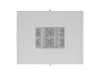 Lanberg FF01-8042-23SL 19" 42U SZÉL:800mm MÉLY:1200mm MAG:2121mm lapraszerelt LCD hálós fémajtós szürke álló rack szekrény