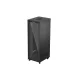 Lanberg FF01-8047-12BL 19" 47U SZÉL:800mm MÉLY:1000mm MAG:2344mm lapraszerelt LCD üvegajtós fekete szerver szekrény