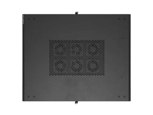 Lanberg FF01-8047-12B 19" 47U SZÉL:800mm MÉLY:1000mm MAG:2270mm lapraszerelt üvegajtós fekete szerver szekrény